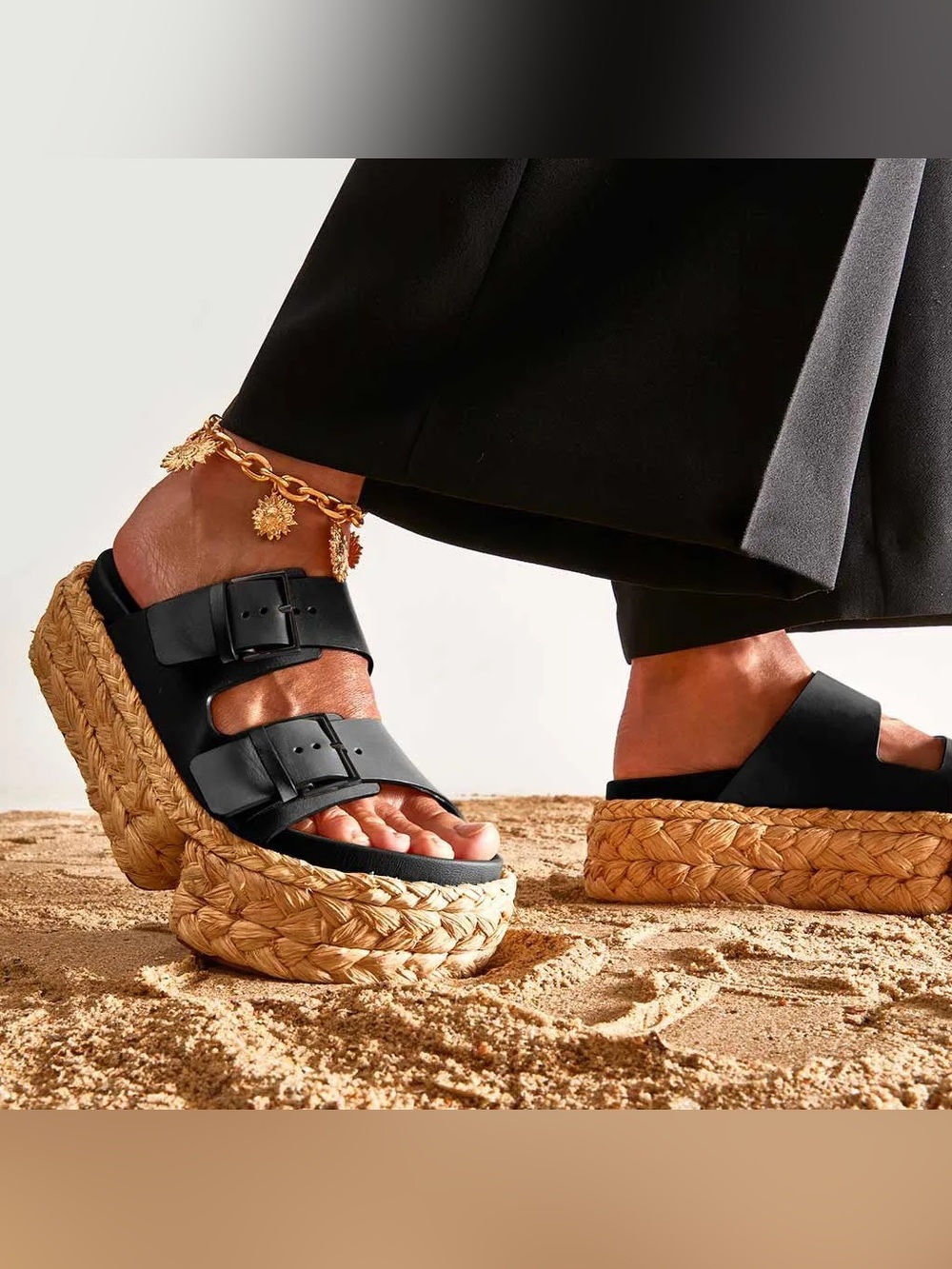 Robert Clergerie Quiana2 Espadrille Platform Sandals